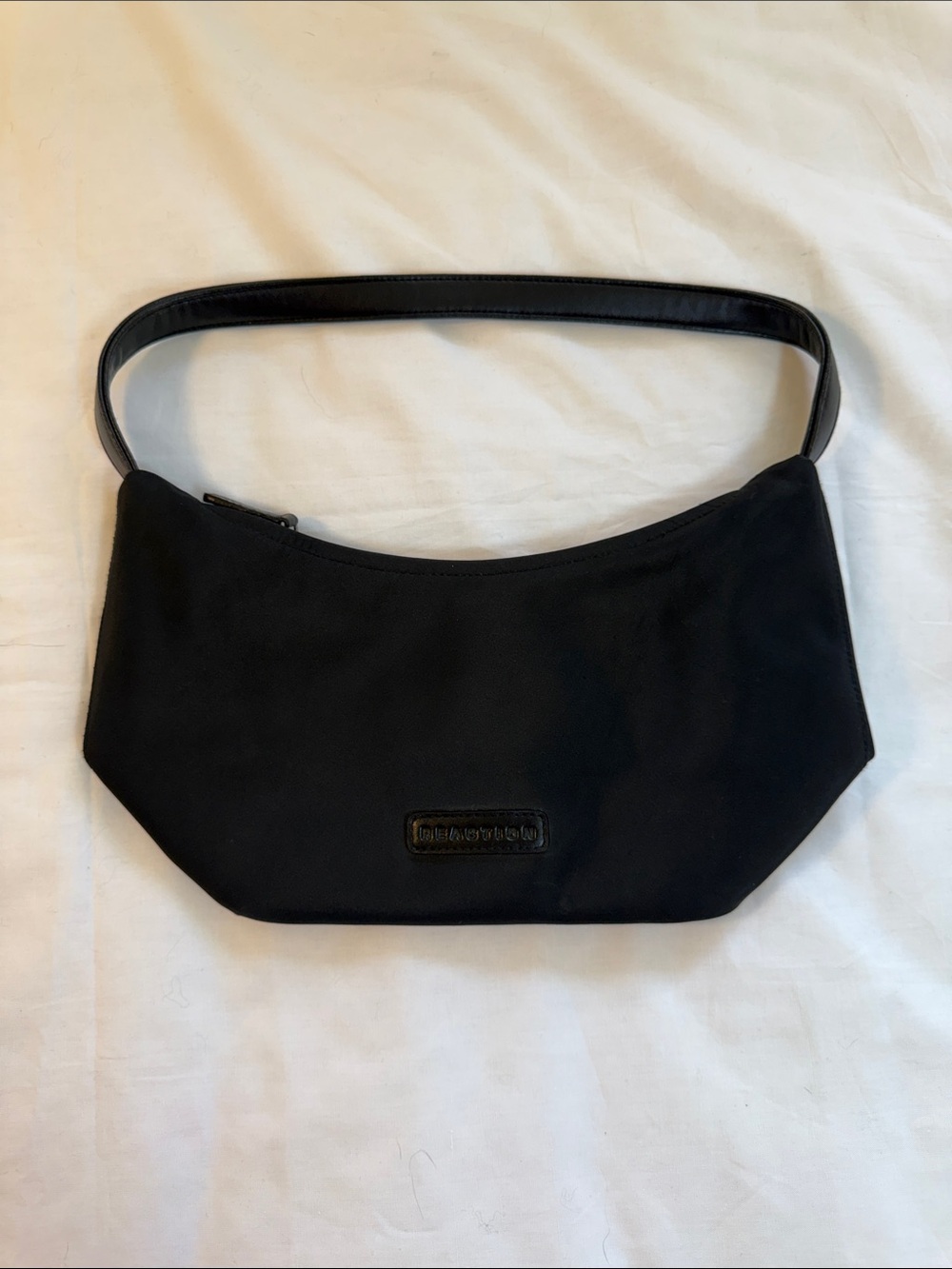 Kennet Cole Reaction Nylon Black Small Shoulder Bag